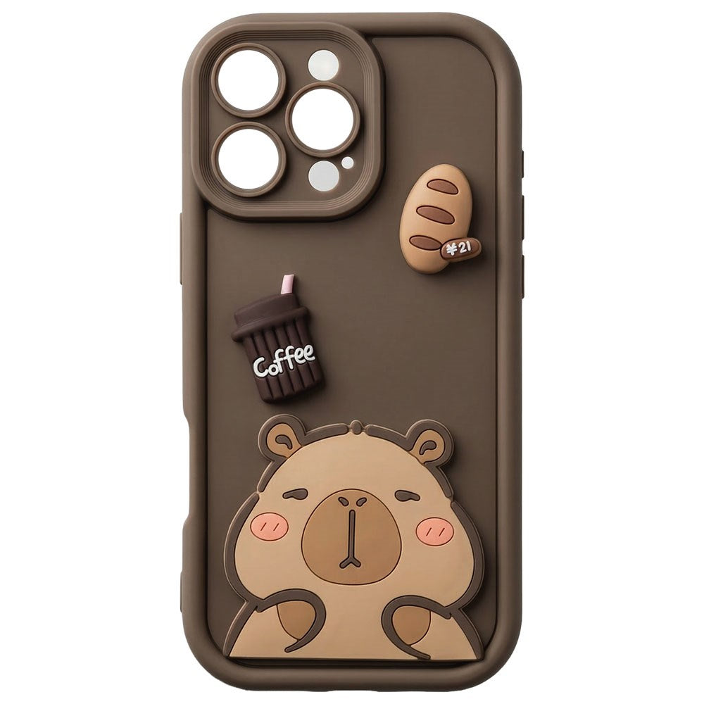 Samsung Galaxy S26 TFO Ultra Trendy 3D Case - Brown Capybara