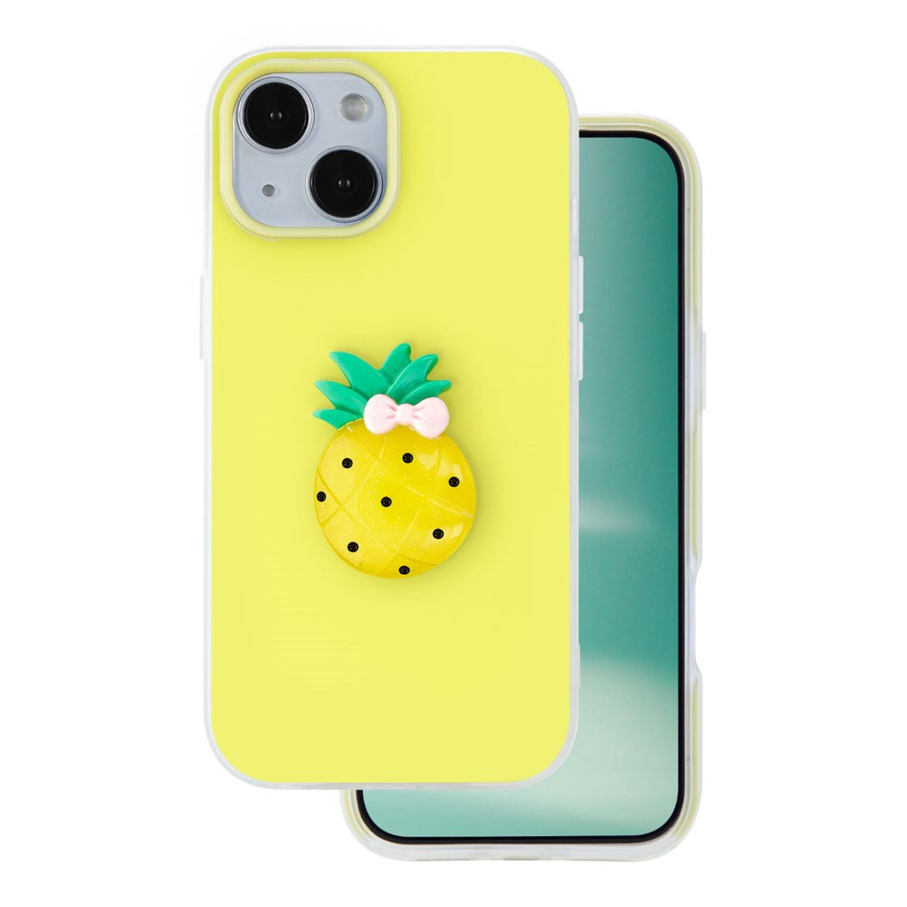 iPhone 13 TFO 3D Fruit Case - Pineapple