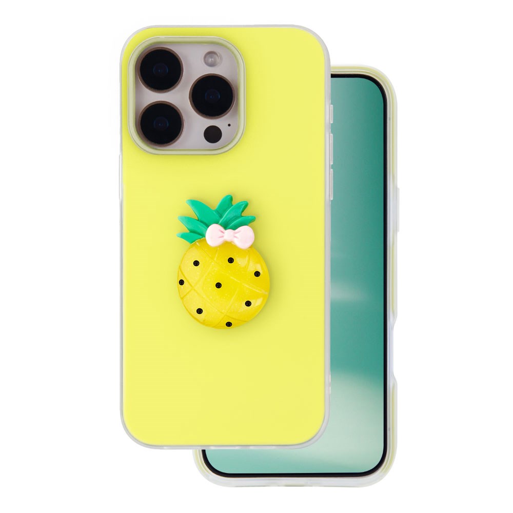 iPhone 15 Pro TFO 3D Fruit Case - Pineapple