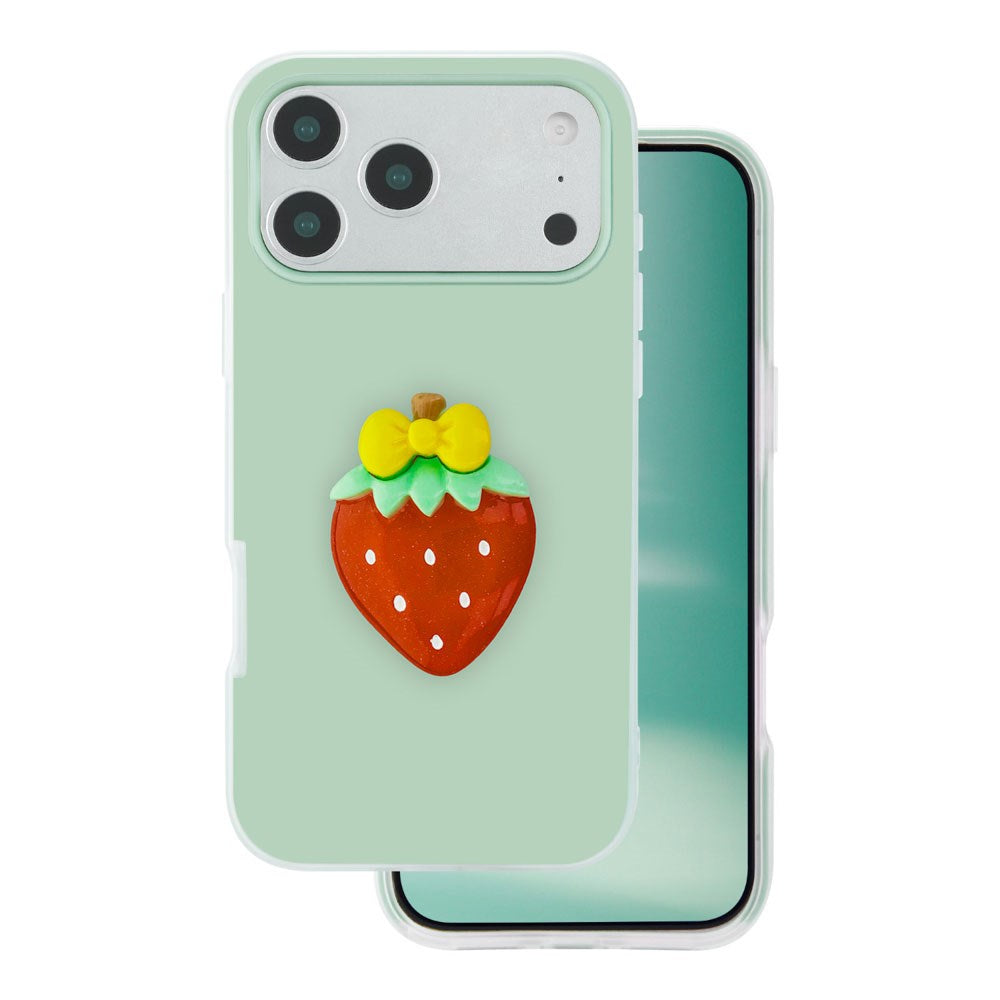 iPhone 17 Pro Max TFO 3D Fruit Case - Strawberry