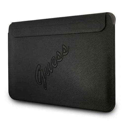 Guess MacBook 13" Sleeve (34 x 25 cm) - Saffiano Script - Black