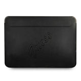 Guess MacBook 13" Sleeve (34 x 25 cm) - Saffiano Script - Black