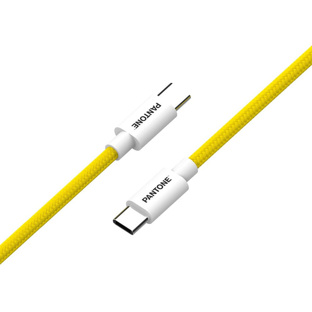 Pantone 60W PD USB-C to USB-C Cable - 1.5 Meter - Yellow