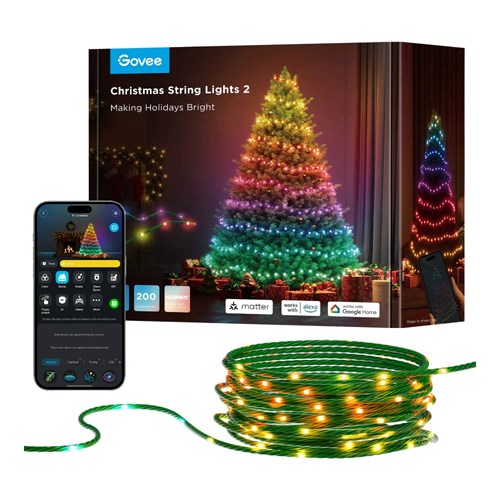 Govee Christmas Lights String RGB LED - 20M - Green