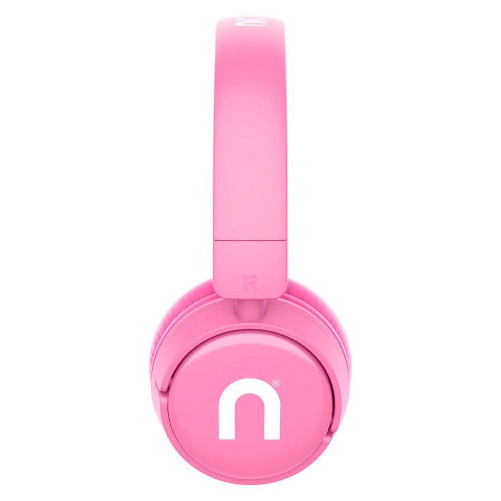 Niceboy Hive Kiddie Bluetooth Headphones On-Ear for Children w. Sound Limiter - Pink