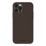 Holdit iPhone 12 / 12 Pro Soft Touch Silikone Case - Chocolate