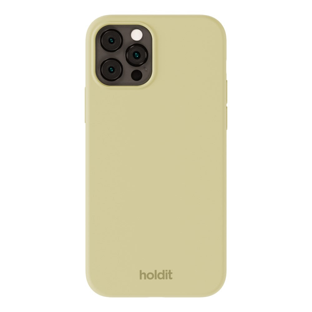 Holdit iPhone 12 / 12 Pro Soft Touch Silikone Case - Biscotti