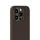 Holdit iPhone 15 Pro Soft Touch Silikone Case - Chocolate