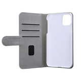 iPhone 11 GEAR Leather Wallet Case - White