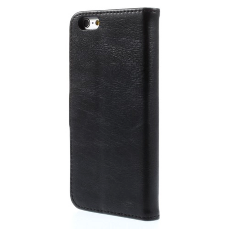 iPhone 6 / 6s Leather Wallet Case Black