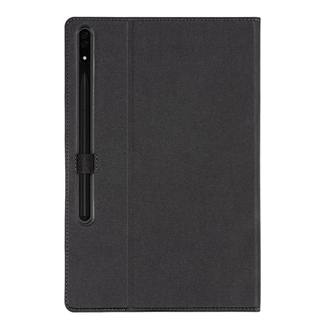 Samsung Galaxy Tab S8 Plus / Tab S7 Plus 12.4" - Gecko Easy-Click Leather Flip Case - Black