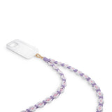 iDeal of Sweden Cord Phone Strap - Purple Flowers