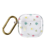 iDeal of Sweden AirPods (4th Gen.) Clear Case with Carabiner Hook - Petite Floral