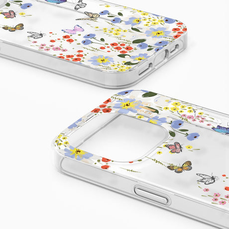 iDeal Of Sweden iPhone 15 Pro Clear Case - Artistic Garden