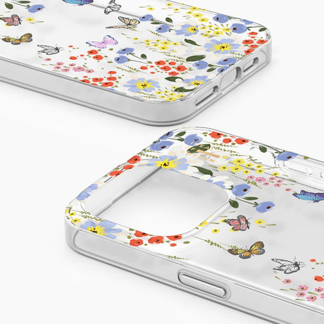 iDeal Of Sweden iPhone 15 Pro Max Clear Case - Artistic Garden