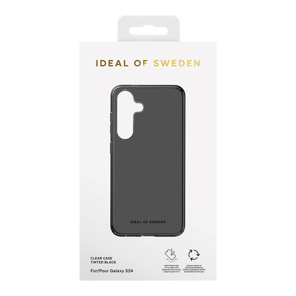 iDeal Of Sweden Clear Case for Samsung Galaxy S24 - Tinted Black