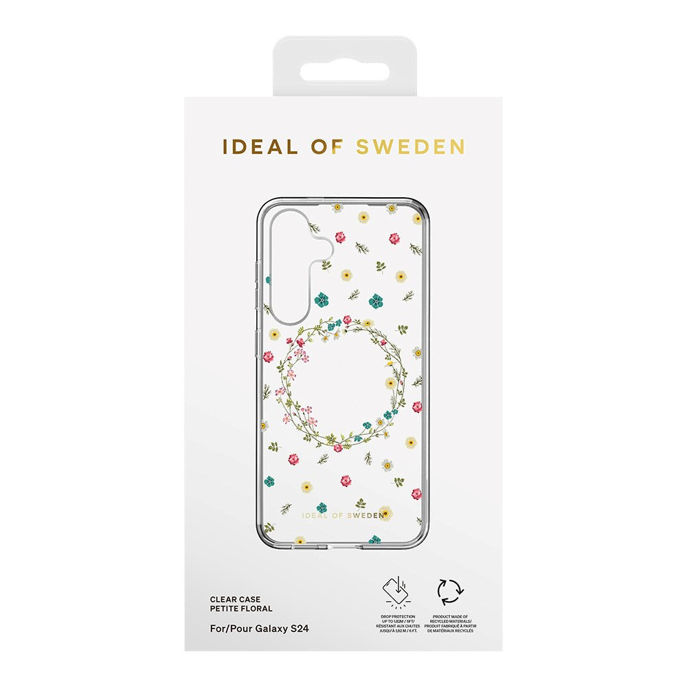 iDeal Of Sweden Clear Case for Samsung Galaxy S24 - Petite Floral