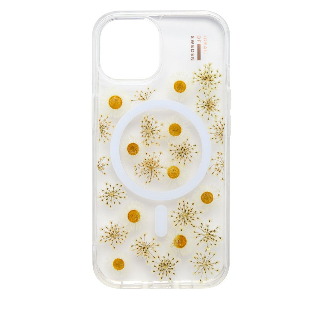 iDeal Of Sweden iPhone 14 Pro Clear Case - MagSafe Compatible - Daisy Bloom