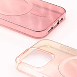 iPhone 14 Pro iDeal Of Sweden Clear Case - MagSafe Compatible - Rose Blush