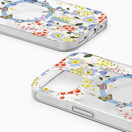 iDeal Of Sweden iPhone 16e / 15 / 14 / 13 Clear Case - MagSafe Compatible - Artistic Garden