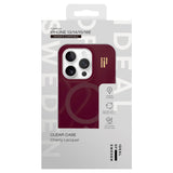 iPhone 16e / 15 / 14 / 13 iDeal Of Sweden Clear Case - MagSafe Compatible - Cherry Lacquer