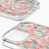 iPhone 17e / 16e / 15 / 14 / 13 iDeal Of Sweden Clear Case - MagSafe Compatible - Tulip Bloom