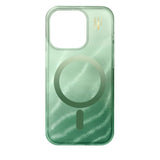 iPhone 15 Pro iDeal Of Sweden Clear Case - MagSafe Compatible - Sage Green