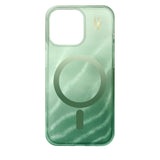 iPhone 15 Pro Max iDeal Of Sweden Clear Case - MagSafe Compatible - Sage Green