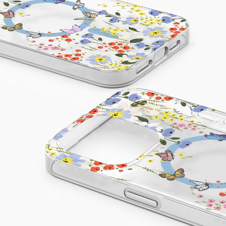 iDeal Of Sweden iPhone 15 Pro Max Clear Case - MagSafe Compatible - Artistic Garden