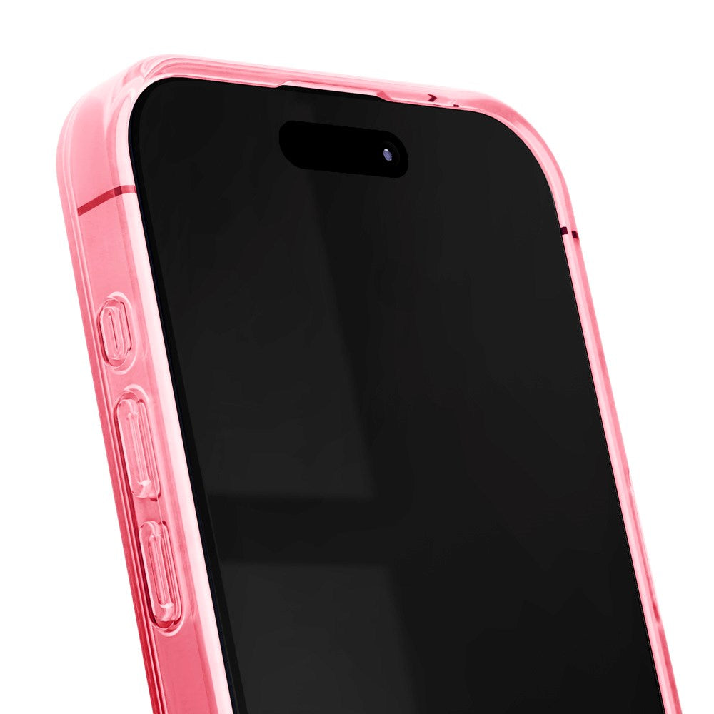 iPhone 15 Pro Max iDeal Of Sweden Clear Case - MagSafe Compatible - Cherry Lacquer