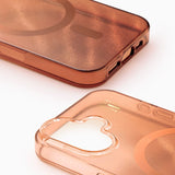 iPhone 16 iDeal Of Sweden Clear Case - MagSafe Compatible - Mocha Mousse