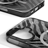 iPhone 16 iDeal Of Sweden Clear Case - MagSafe Compatible - Zebra Mystique