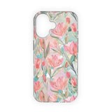 iPhone 16 iDeal Of Sweden Clear Case - MagSafe Compatible - Tulip Bloom