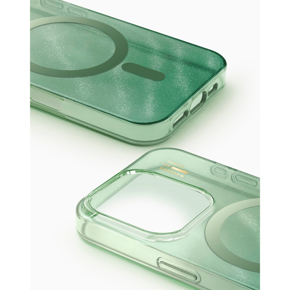 iPhone 16 Pro iDeal Of Sweden Clear Case - MagSafe Compatible - Sage Green