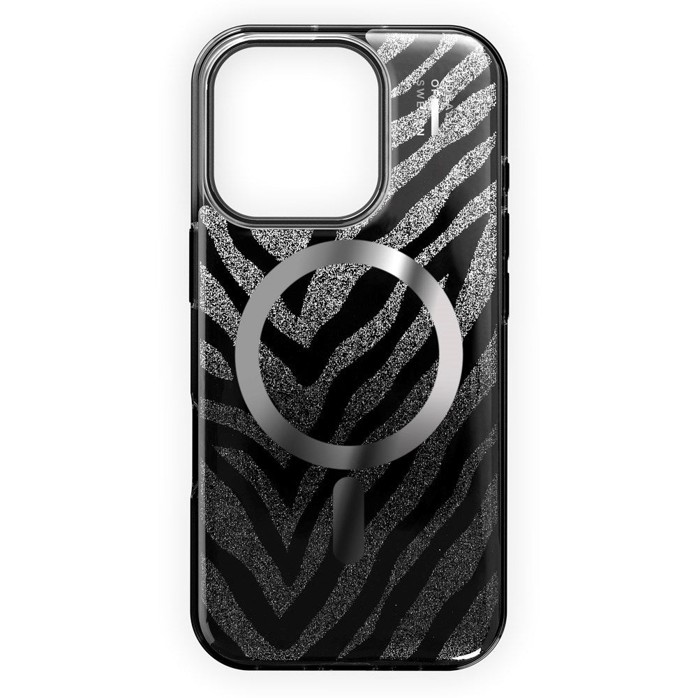 iPhone 16 Pro iDeal Of Sweden Clear Case - MagSafe Compatible - Zebra Mystique