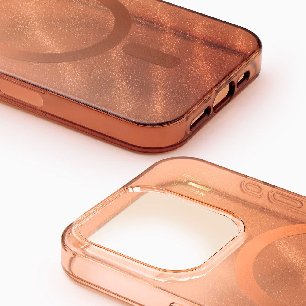 iPhone 16 Pro Max iDeal Of Sweden Clear Case - MagSafe Compatible - Mocha Mousse