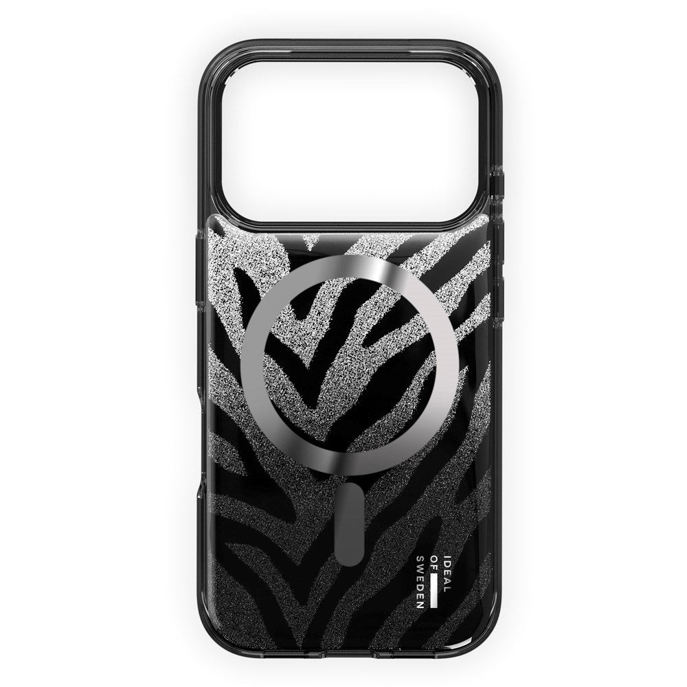 iPhone 17 Pro iDeal Of Sweden Clear Case - MagSafe Compatible - Zebra Mystique