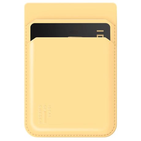 iDeal Of Sweden Magnetic Cardholder - MagSafe Compatible - Soft Lemon