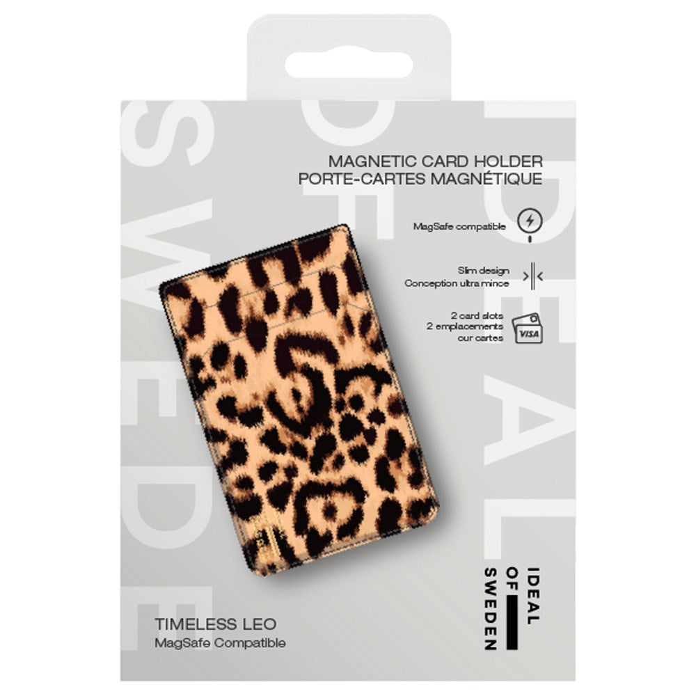 iDeal Of Sweden Magnetic Cardholder - MagSafe Compatible - Timeless Leo