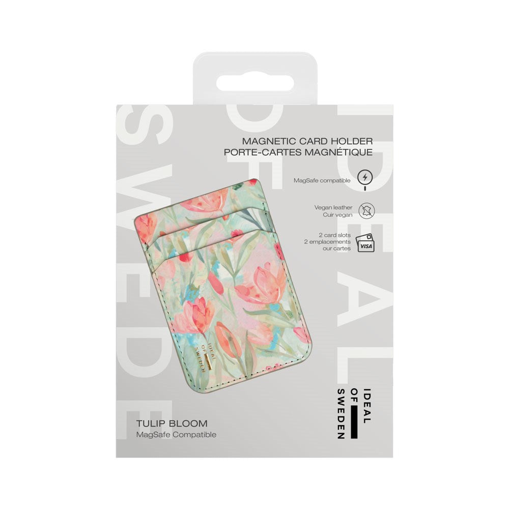 iDeal Of Sweden Magnetic Cardholder - MagSafe Compatible - Tulip Bloom