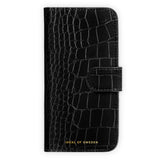 iPhone 18 Pro / 17 Pro iDeal Of Sweden Magnet Wallet+ Case - MagSafe Compatible - Black Croco