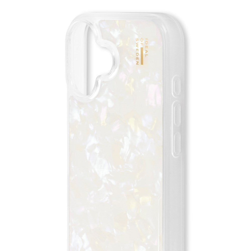 iDeal Of Sweden iPhone 16 Pearlized Case - White