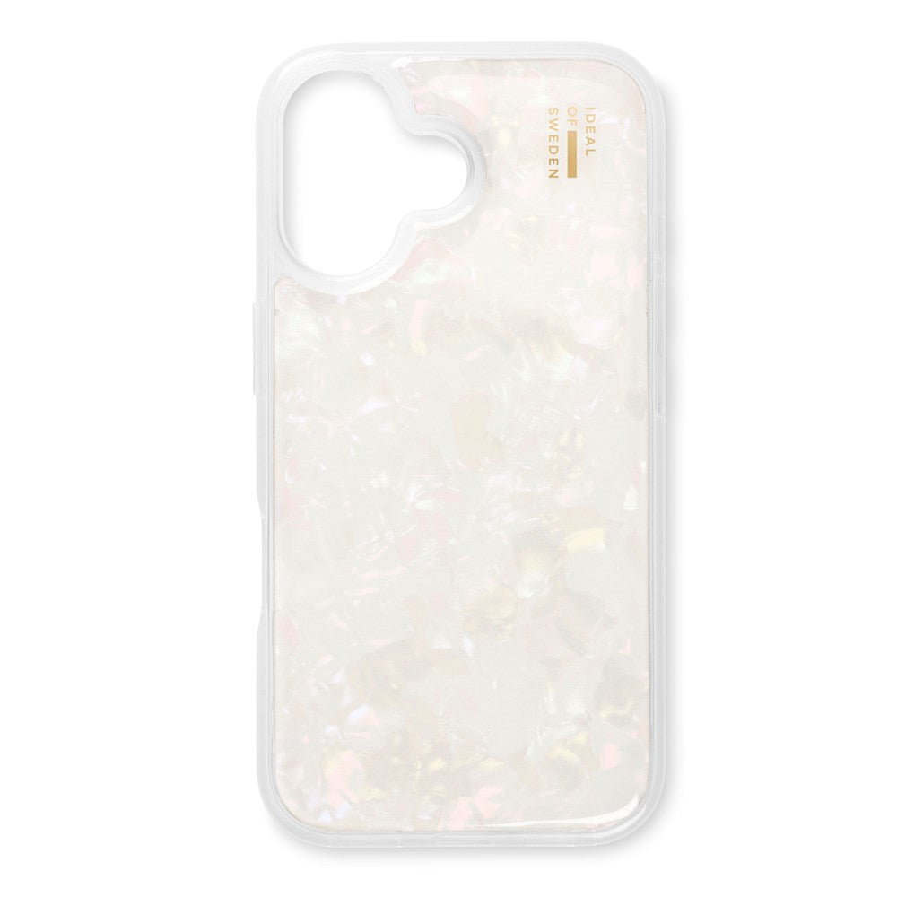 iDeal Of Sweden iPhone 16 Plus Pearlized Case - White