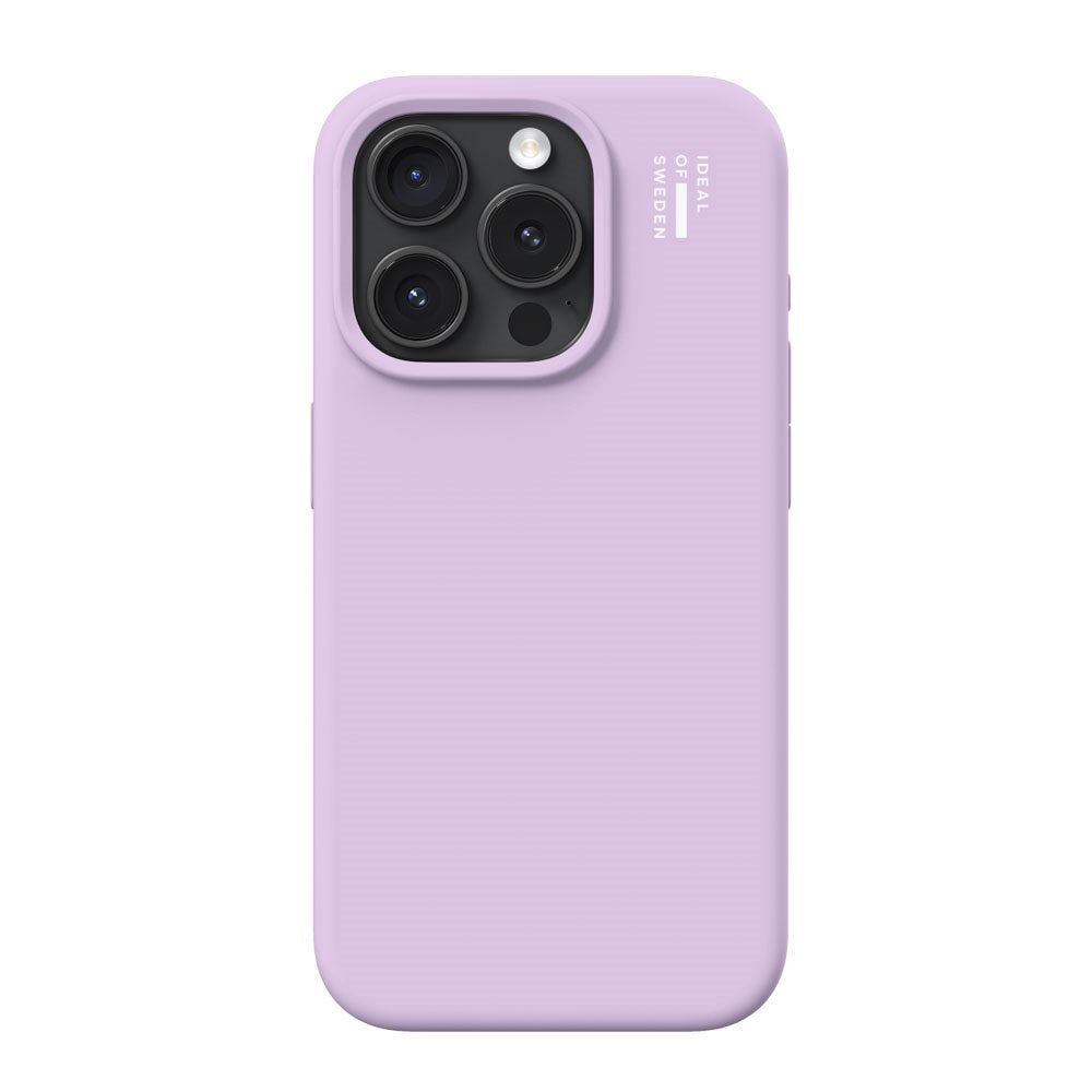 iPhone 15 Pro iDeal Of Sweden Silicone Case - MagSafe Compatible - Lavender Milk