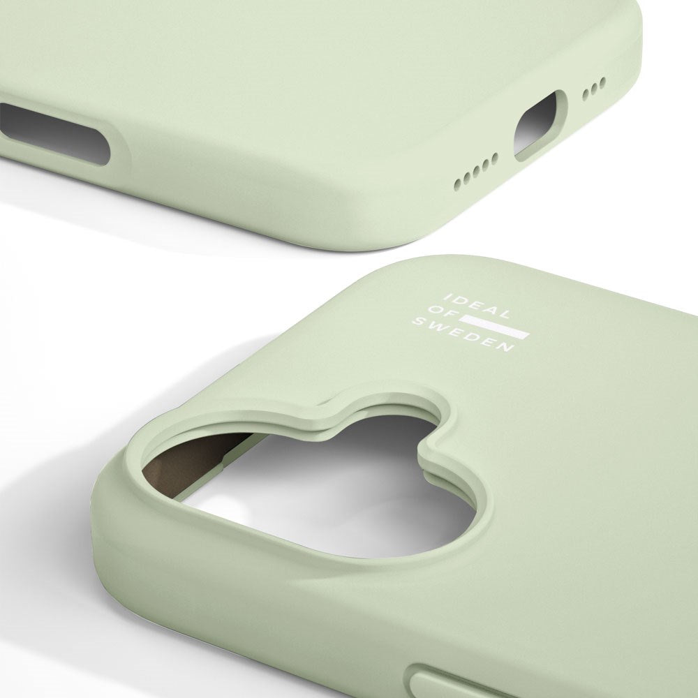 iPhone 16 iDeal Of Sweden Silicone Case - Sage Green