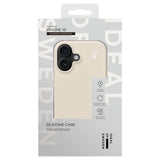 iPhone 16 iDeal Of Sweden Silicone Case - MagSafe Compatible - Cloud Dancer