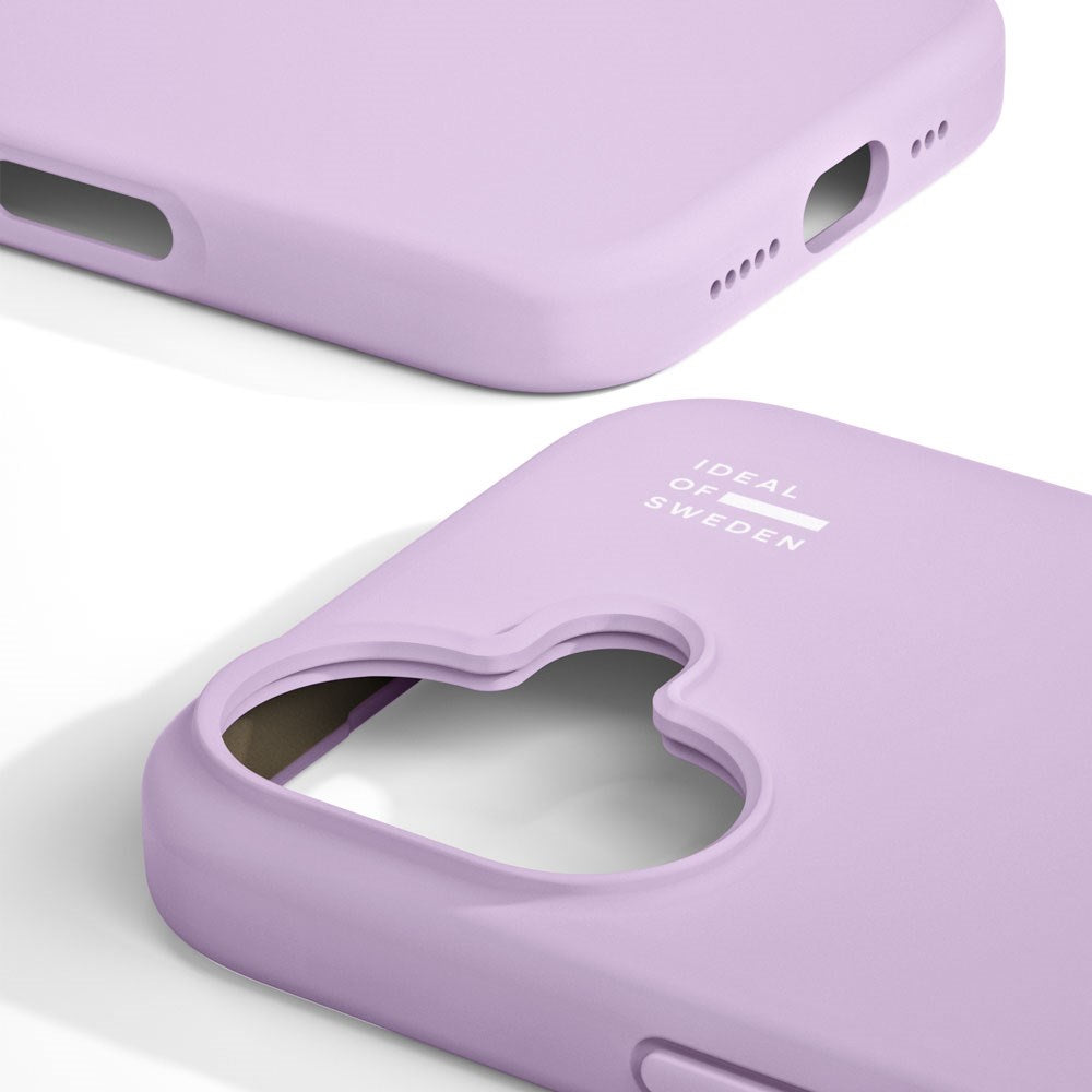 iPhone 16 iDeal Of Sweden Silicone Case - MagSafe Compatible - Lavender Milk