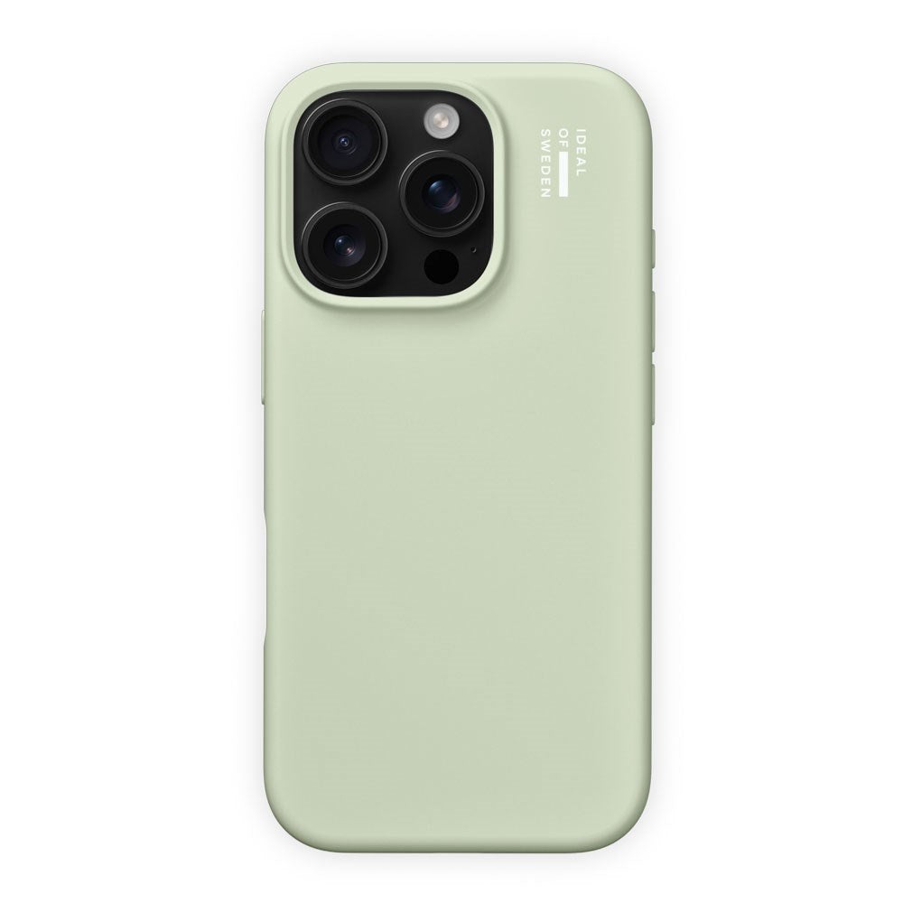iPhone 16 Pro Max iDeal Of Sweden Silicone Case - Sage Green