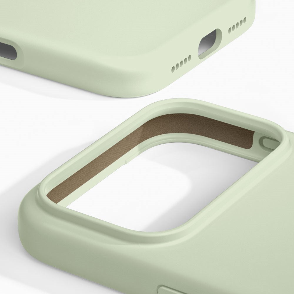 iPhone 17 Pro Max iDeal Of Sweden Silicone Case - MagSafe Compatible - Sage Green