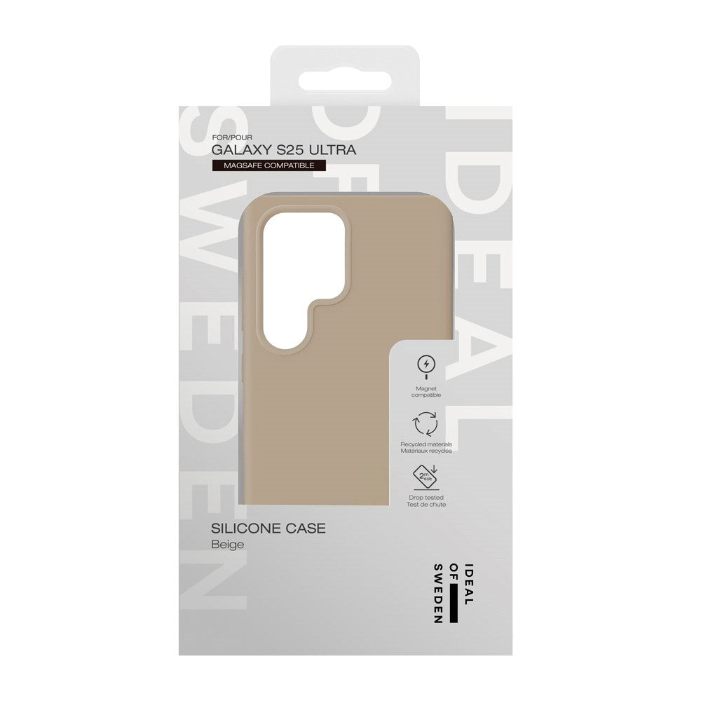 iDeal Of Sweden Samsung Galaxy S25 Ultra Silicone Case - MagSafe Compatible - Beige